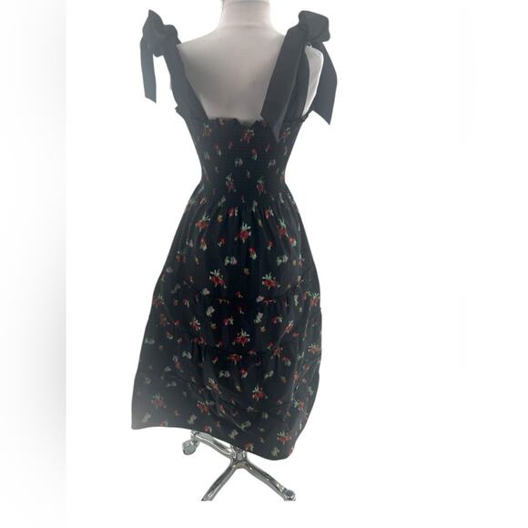 Hill House Home the ribbon Ellie nap dress black midi sz S - Picture 5 of 8
